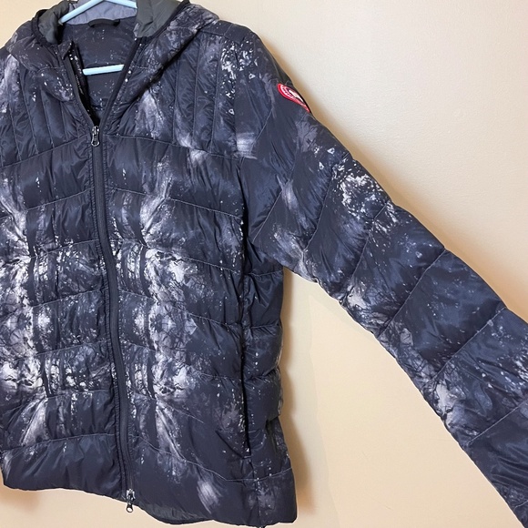 Canada Goose Brookvale Hooded Down Jacket - Women's Size XL - Black Gray - Picture 3 of 15